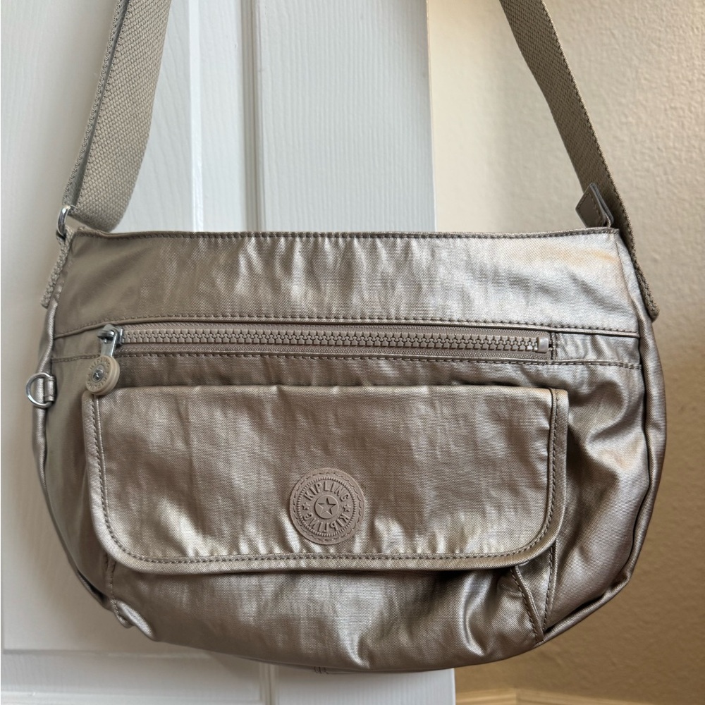 Kipling Metallic Crossbody Bag